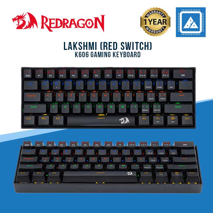 REDRAGON LAKSHMI MECHANICAL GAMING KEYBOARD (RED SWITCH) REDRAGON LAKSHMI MECHANICAL GAMING KEYBOARD (RED SWITCH)